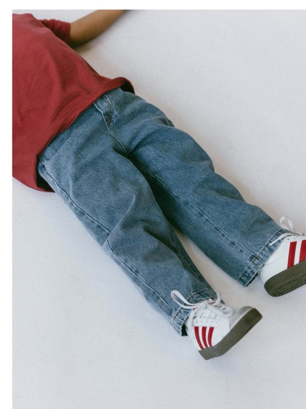 Fostered Collection Straight Denim - Medium Wash